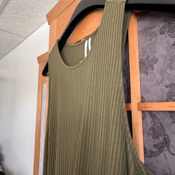 Anthropologie Olive Jade Green High Low Dress - Picture 4 of 4